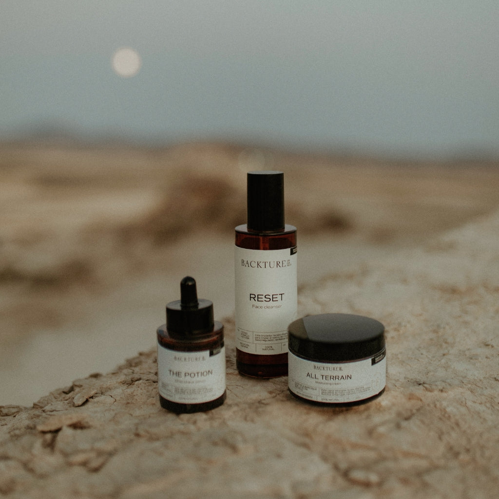 La regla del 3 en la rutina facial para hombre. 3 productos, 3 pasos, 3 minutos