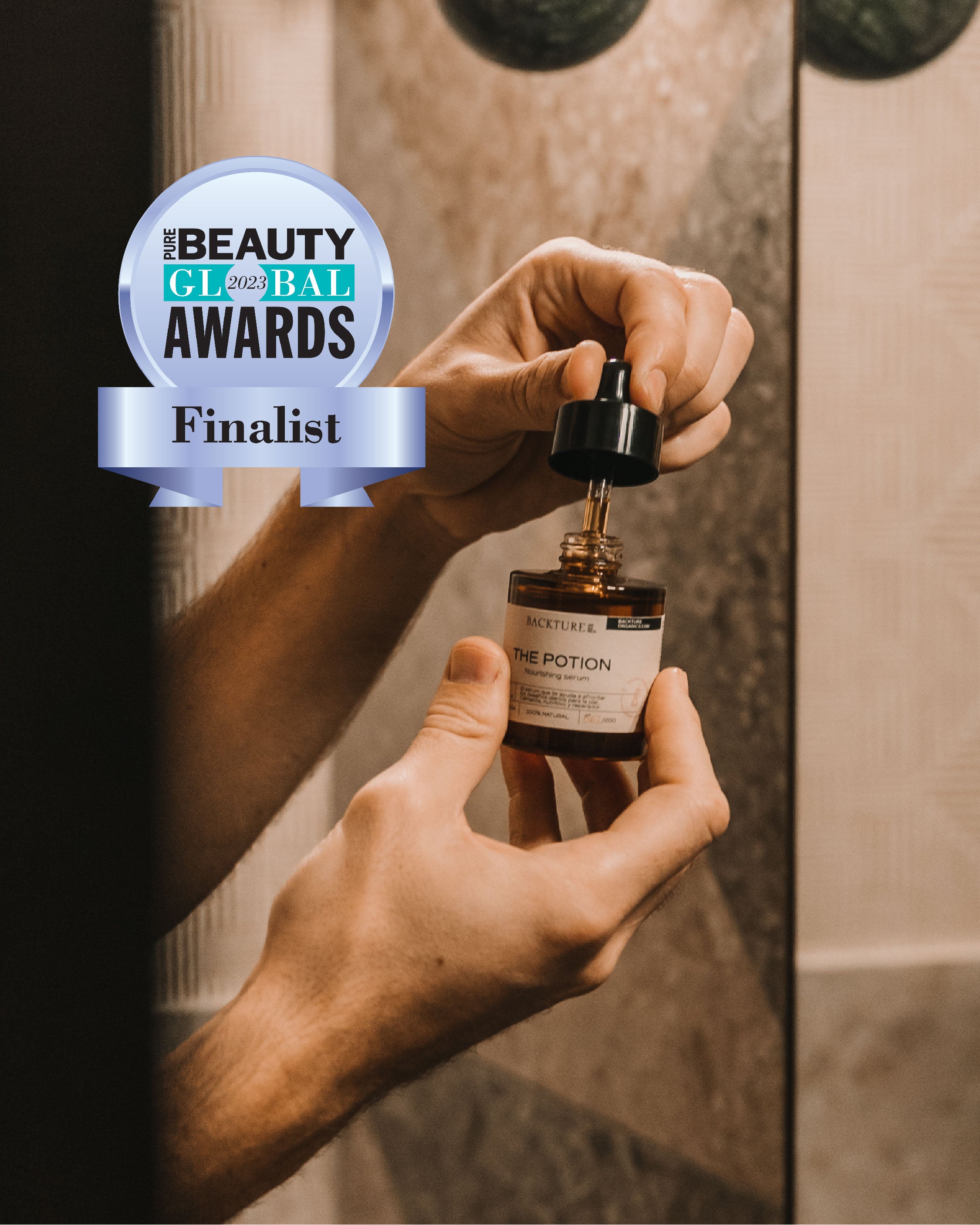 El sérum nutritivo multiusos natural para hombre premiado en Pure Beauty Global Awards 2023