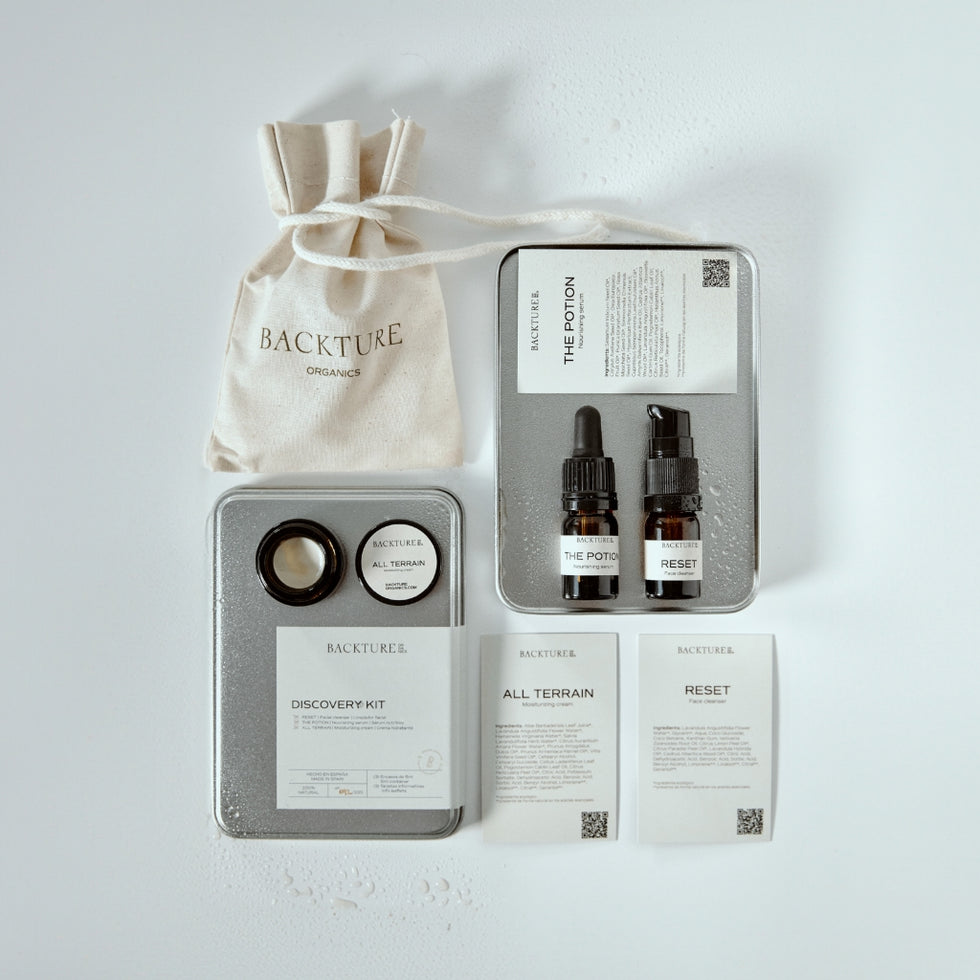 DISCOVERY KIT | Organic skincare Trial Set for Men | Travel Size Format ...